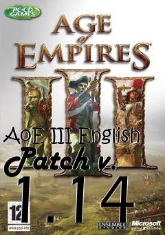 Box art for AoE III English Patch v. 1.14