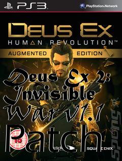 Box art for Deus Ex 2: Invisible War v1.1 Patch