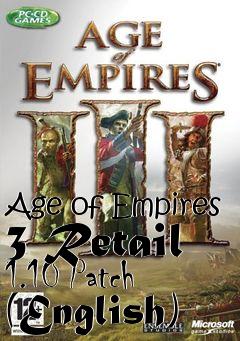 Box art for Age of Empires 3 Retail 1.10 Patch (English)