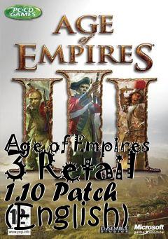 Box art for Age of Empires 3 Retail 1.10 Patch (English)