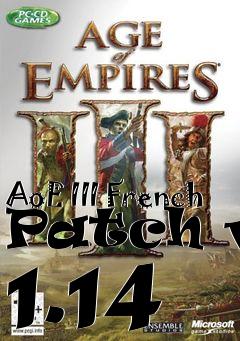 Box art for AoE III French Patch v. 1.14