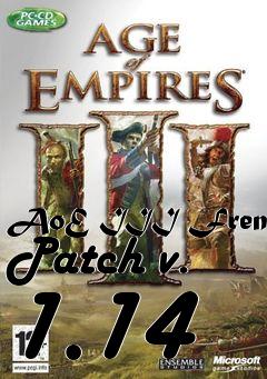 Box art for AoE III French Patch v. 1.14