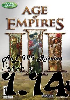 Box art for AoE III Russian Patch v. 1.14