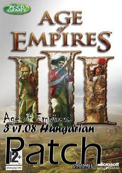 Box art for Age of Empires 3 v1.08 Hungarian Patch