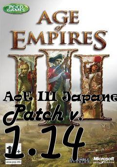 Box art for AoE III Japanese Patch v. 1.14