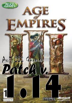 Box art for AoE III German Patch v. 1.14