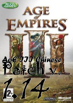 Box art for AoE III Chinese Patch v. 1.14