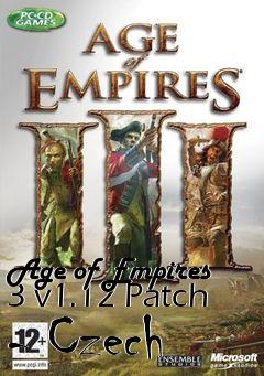 Box art for Age of Empires 3 v1.12 Patch - Czech