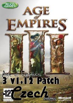 Box art for Age of Empires 3 v1.12 Patch - Czech