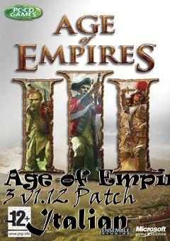 Box art for Age of Empires 3 v1.12 Patch - Italian