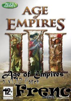Box art for Age of Empires 3 v1.12 Patch - French