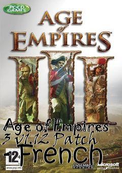 Box art for Age of Empires 3 v1.12 Patch - French