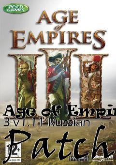 Box art for Age of Empires 3 v1.11 Russian Patch