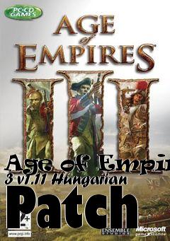 Box art for Age of Empires 3 v1.11 Hungarian Patch