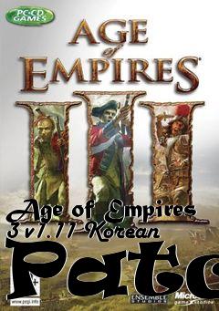 Box art for Age of Empires 3 v1.11 Korean Patch