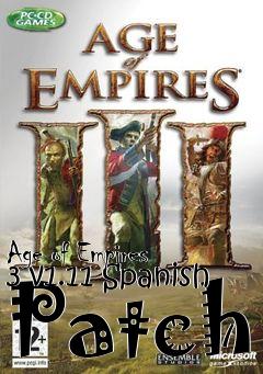 Box art for Age of Empires 3 v1.11 Spanish Patch