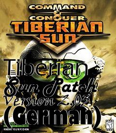 Box art for Tiberian Sun Patch Version 2.03 (German)