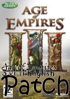 Box art for Age of Empires 3 v1.11 English Patch