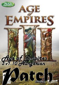 Box art for Age of Empires 3 v1.10 Hungarian Patch