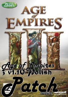 Box art for Age of Empires 3 v1.10 Polish Patch