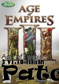 Box art for Age of Empires 3 v1.10 Italian Patch
