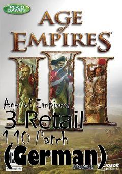 Box art for Age of Empires 3 Retail 1.10 Patch (German)