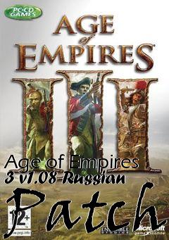 Box art for Age of Empires 3 v1.08 Russian Patch