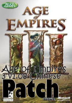 Box art for Age of Empires 3 v1.08 Chinese Patch