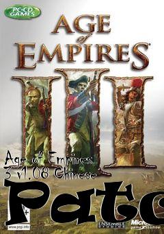 Box art for Age of Empires 3 v1.08 Chinese Patch