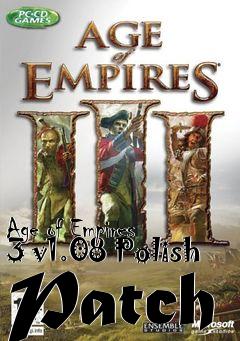 Box art for Age of Empires 3 v1.08 Polish Patch