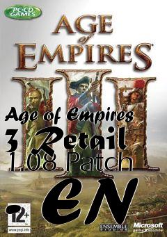 Box art for Age of Empires 3 Retail 1.08 Patch - EN