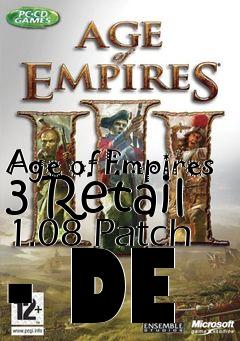 Box art for Age of Empires 3 Retail 1.08 Patch - DE