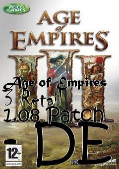 Box art for Age of Empires 3 Retail 1.08 Patch - DE