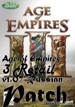 Box art for Age of Empires 3 Retail v1.07 Russian Patch