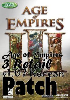 Box art for Age of Empires 3 Retail v1.07 Korean Patch