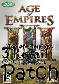 Box art for Age of Empires 3 Retail v1.07 Italian Patch