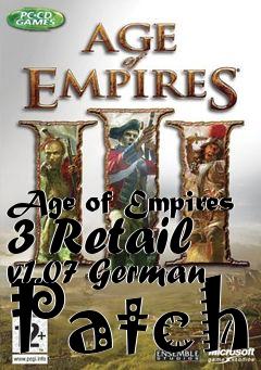 Box art for Age of Empires 3 Retail v1.07 German Patch