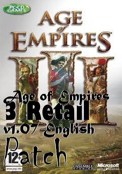 Box art for Age of Empires 3 Retail v1.07 English Patch