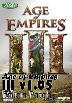 Box art for Age of Empires III v1.05 Italian Patch