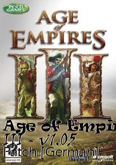 Box art for Age of Empires III - v1.05 Patch [German]