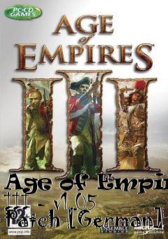 Box art for Age of Empires III - v1.05 Patch [German]