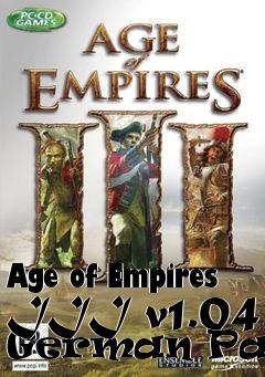 Box art for Age of Empires III v1.04 German Patch