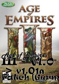 Box art for Age of Empires III - v1.0 -> v1.01a Patch [German]