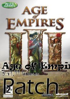 Box art for Age of Empires 3 v1.11 German Patch
