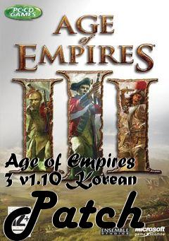 Box art for Age of Empires 3 v1.10 Korean Patch