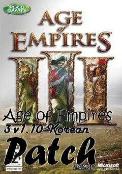 Box art for Age of Empires 3 v1.10 Korean Patch