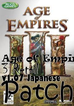 Box art for Age of Empires 3 Retail v1.07 Japanese Patch