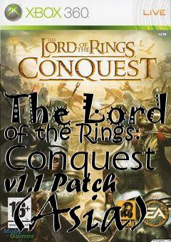 Box art for The Lord of the Rings: Conquest v1.1 Patch (Asia)