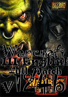 Box art for Warcraft III English Full Patch v124b