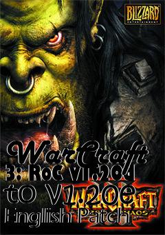Box art for WarCraft 3: RoC v1.20d to v1.20e English Patch